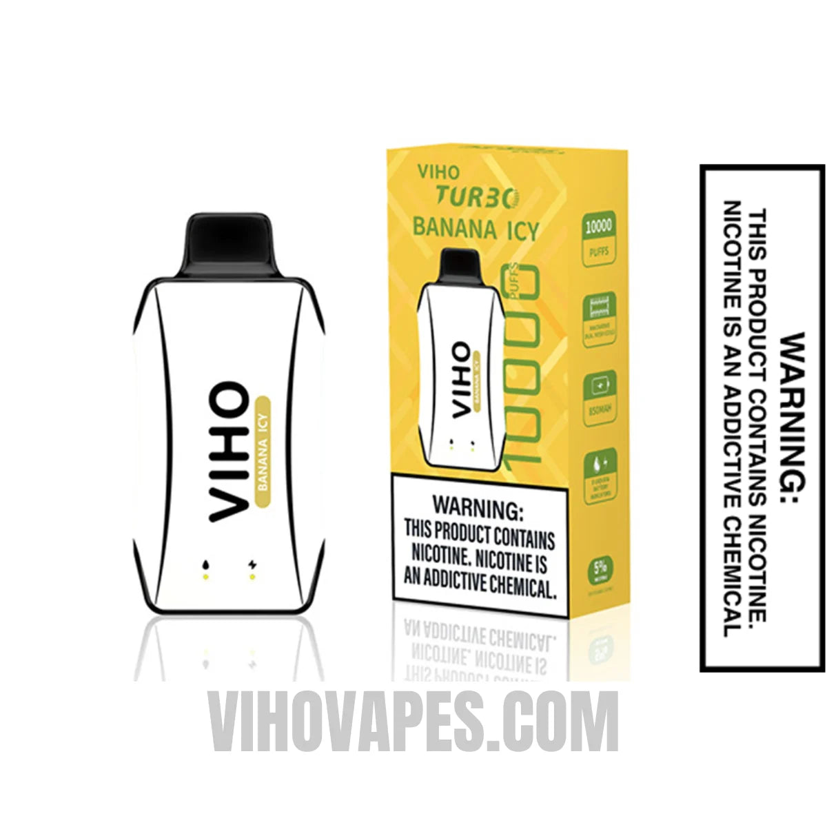 Banana Icy Viho Turbo Vape With Package Box