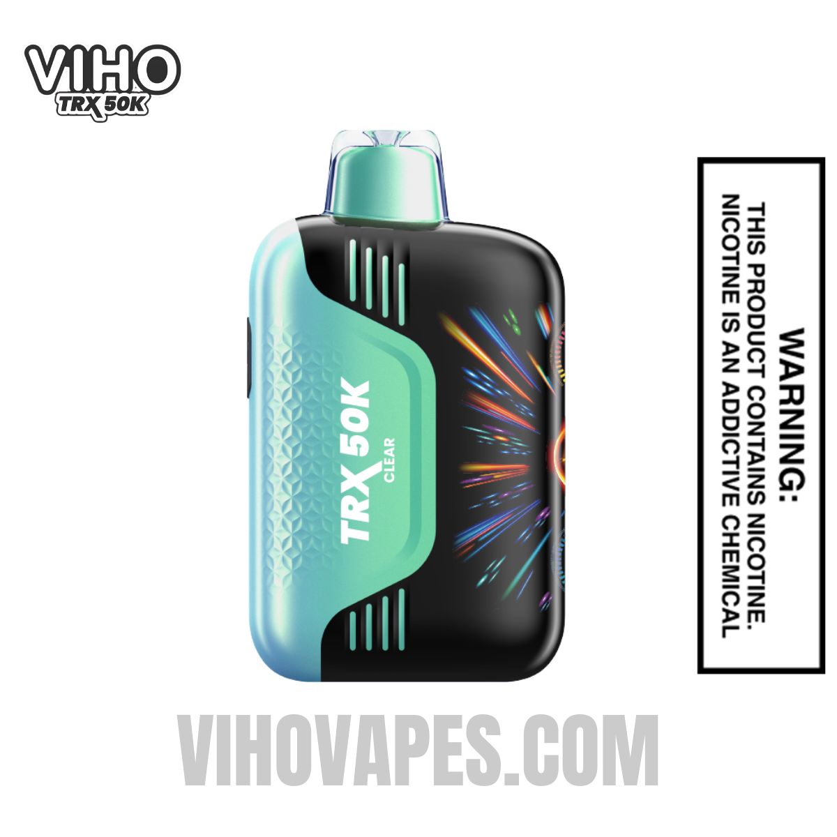 Clear VIHO TRX 50K Disposable Vape | Viho Vape Clear VIHO TRX 50K Disposable Vape | Viho Vape