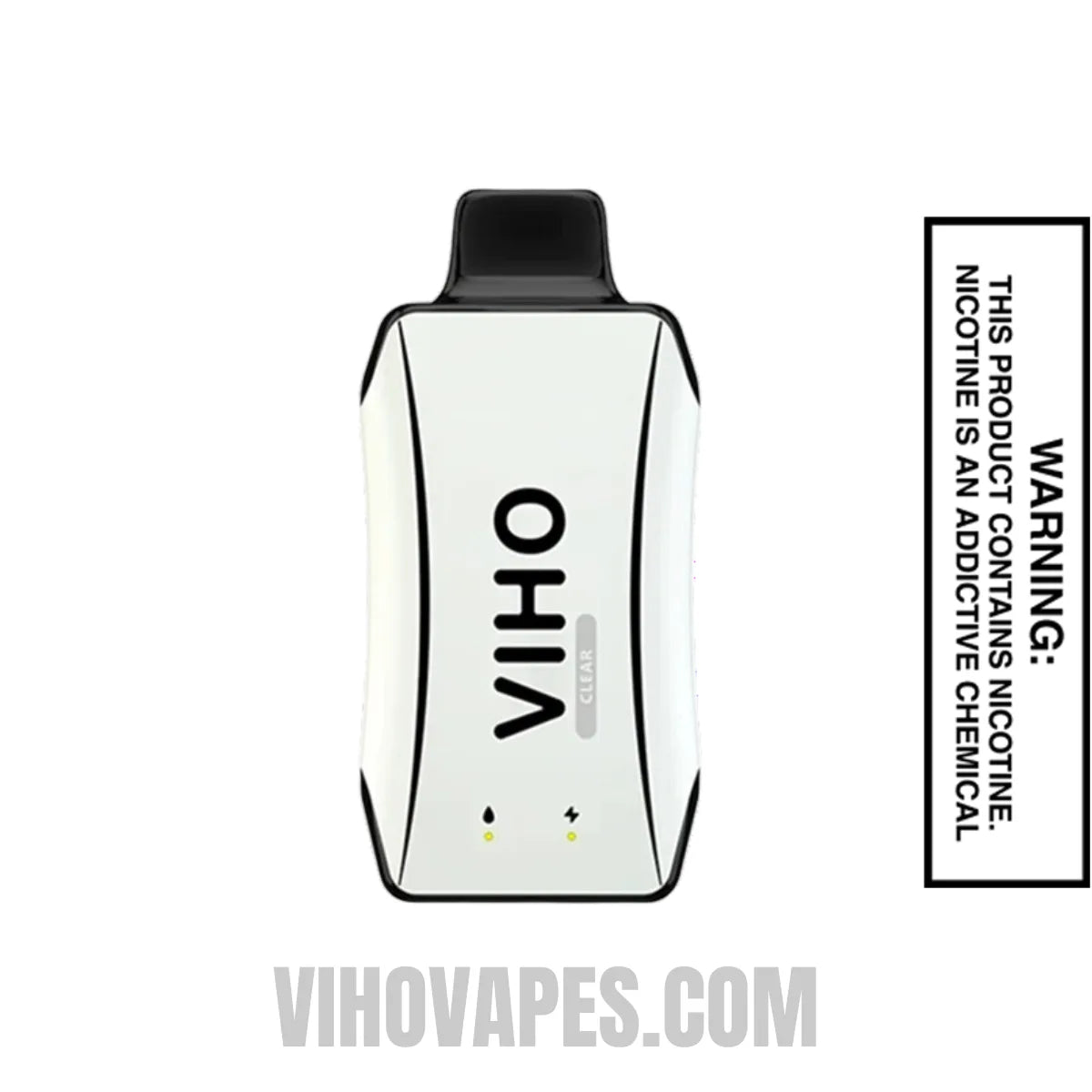 Clear VIHO Turbo Vape 10000 Puffs Flavor