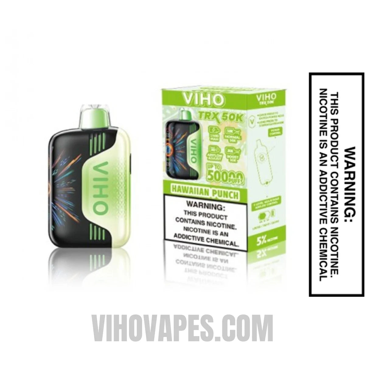 Hawaiian Punch VIHO TRX 50K Disposable Vape with Package box