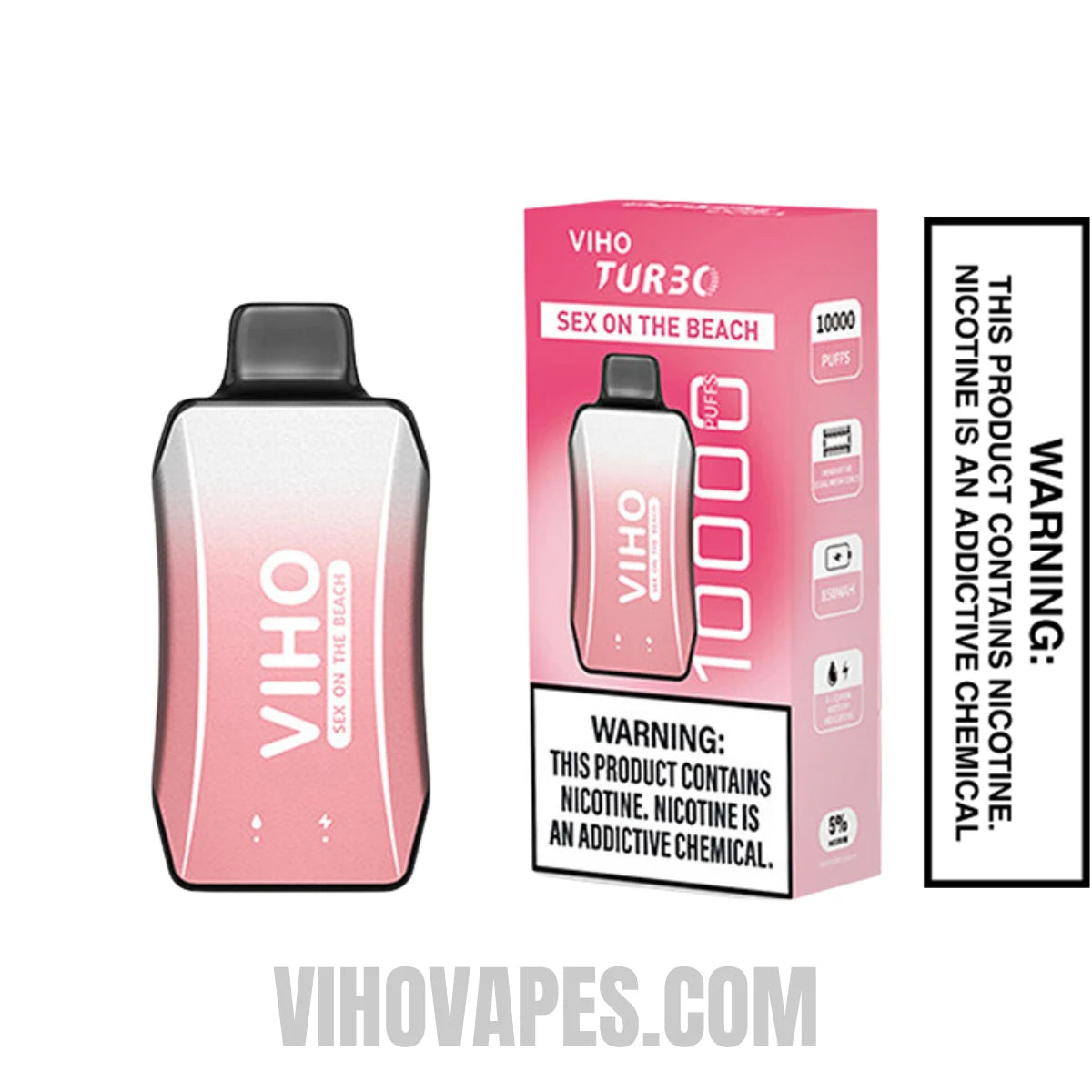Sex On The Beach VIHO Turbo Vape 10000 Puffs With Package Box