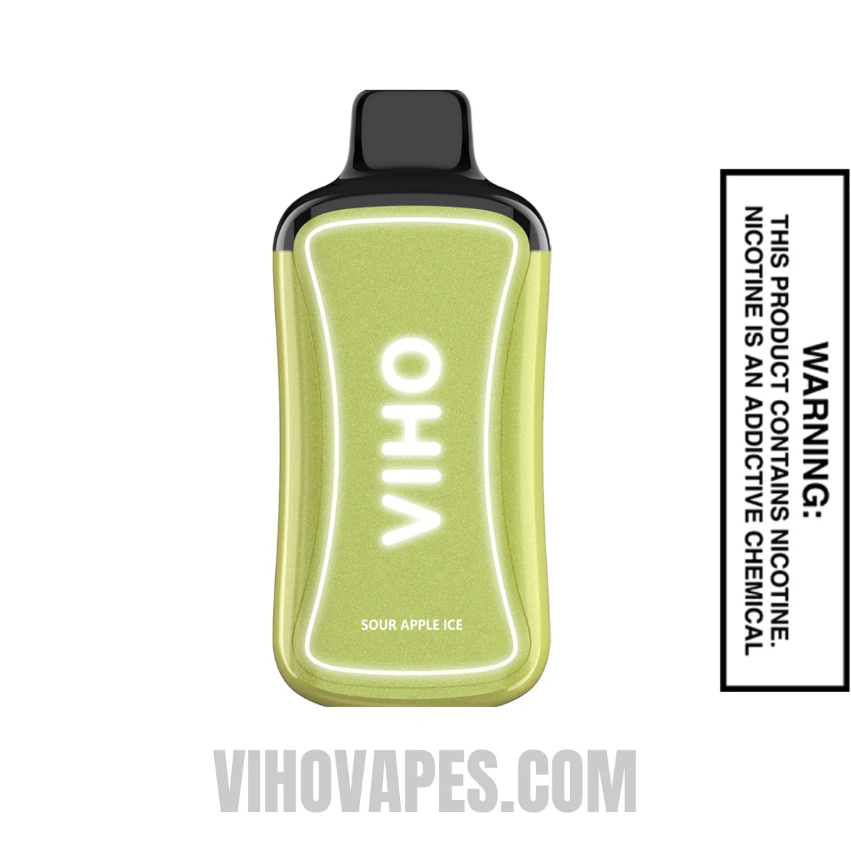 Sour Apple Ice VIHO Supercharge ZERO Nicotine Vape