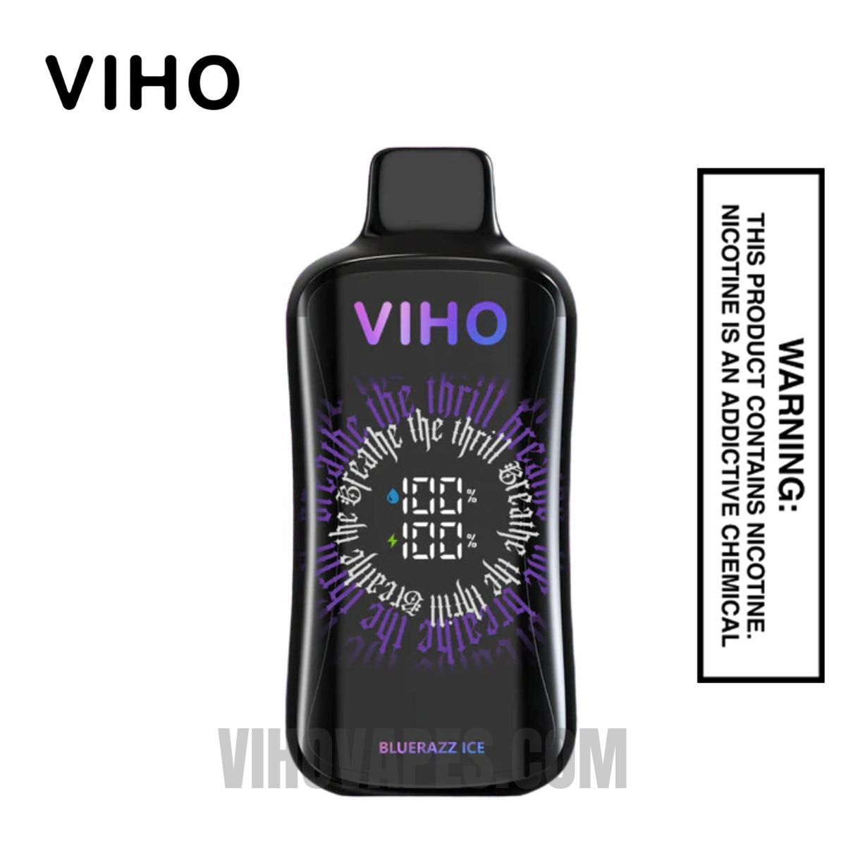 Viho Bluerazz Ice Supercharge Pro Vape 20000 Puffs