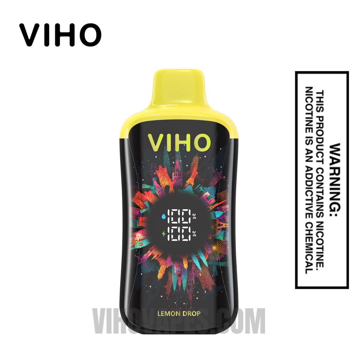 Viho Lemon Drop Supercharge Pro Vape 20000 Puffs