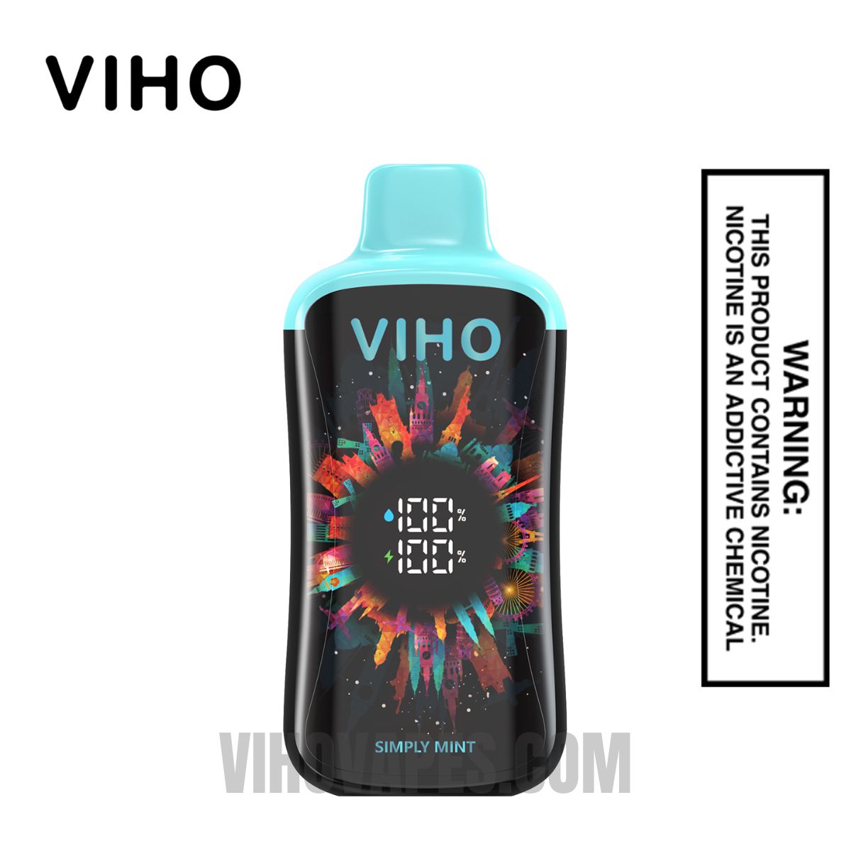 Simply Mint Viho Supercharge Pro Vape 20000 Puffs | Viho Vape Simply Mint Viho Supercharge Pro Vape 20000 Puffs | Viho Vape