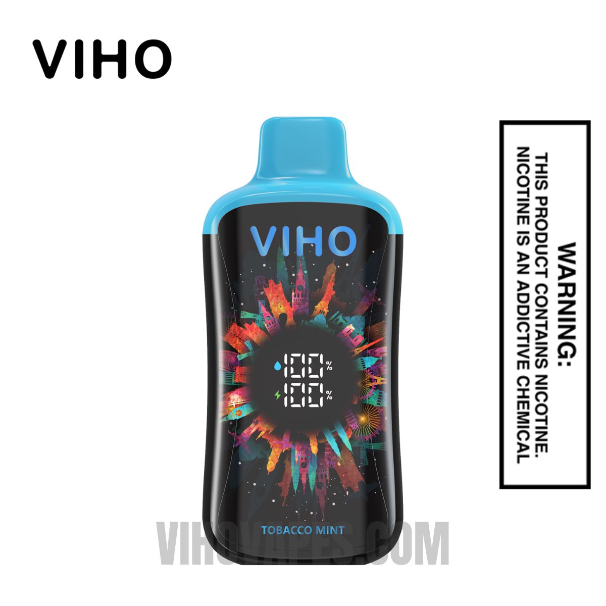 Tobacco Mint Viho Supercharge Pro Vape 20000 Puffs | Viho Vape Tobacco Mint Viho Supercharge Pro Vape 20000 Puffs | Viho Vape