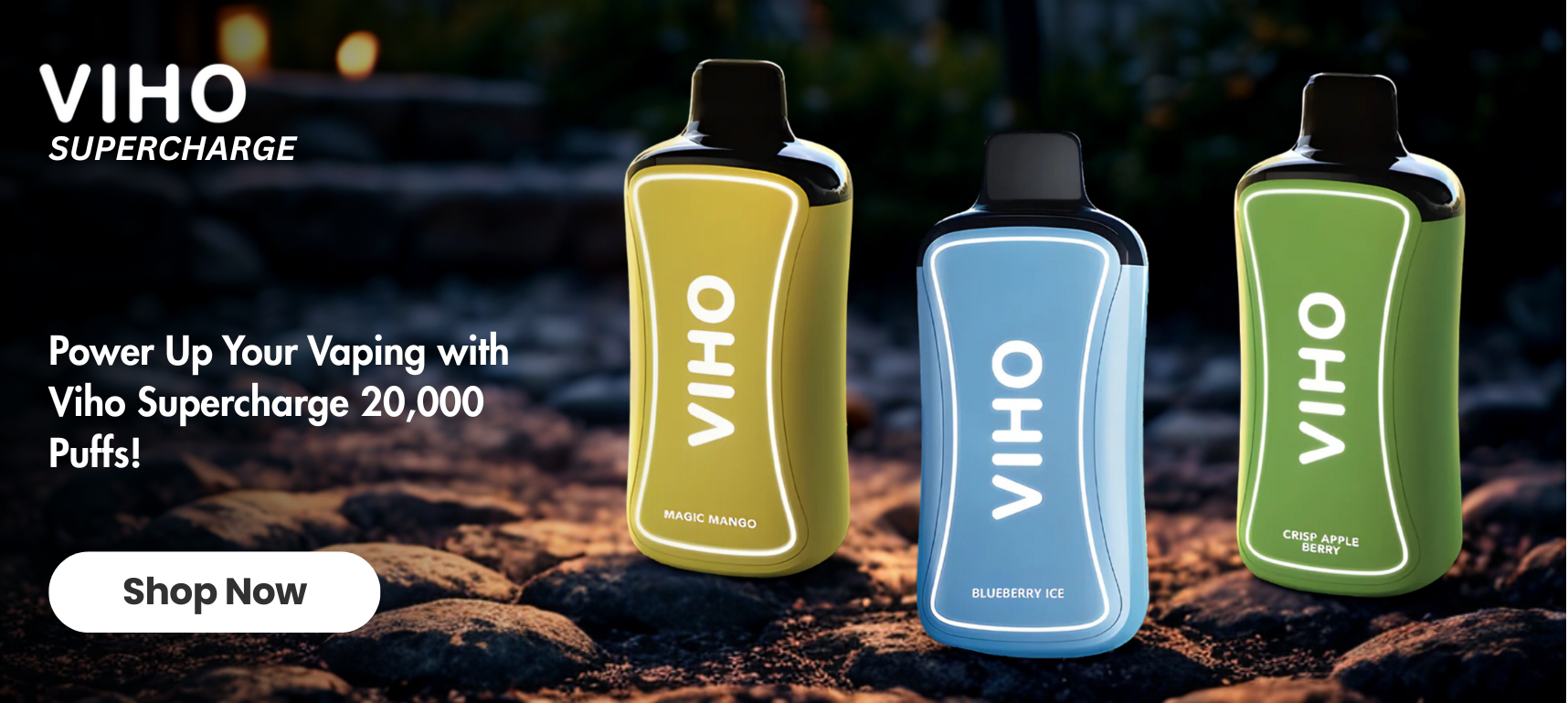 Viho Supercharge Vape Banner