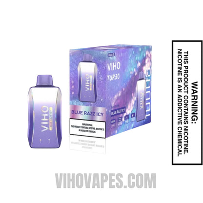 Blue Razz Icy VIHO Turbo Vape 10000 Puffs With Bundle Pack