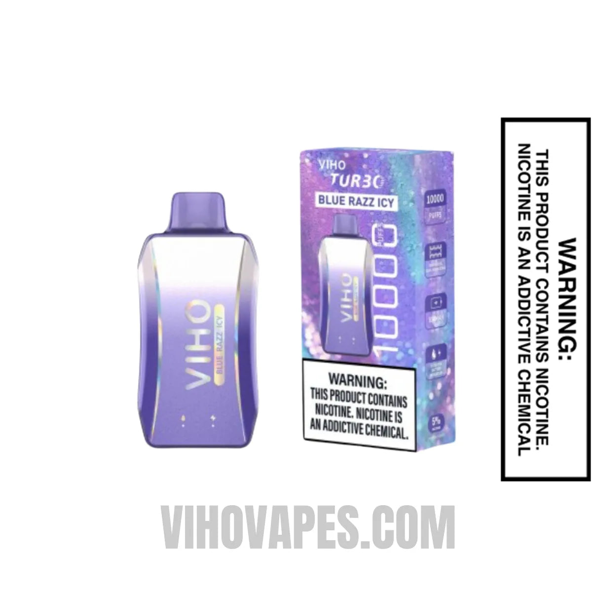 Blue Razz Icy VIHO Turbo Vape 10000 Puffs With Package Box