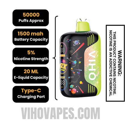 Fcuking Fab VIHO TRX 50K Disposable Vape with Specification