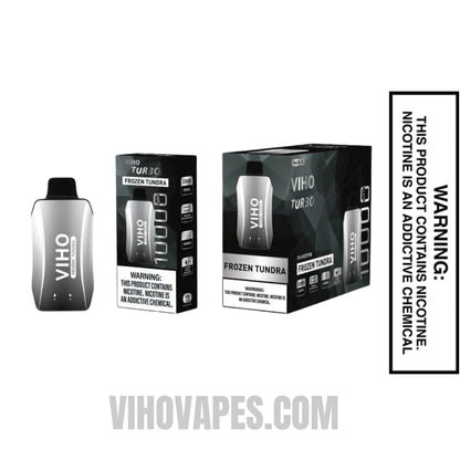 Frozen Tundra VIHO Turbo Vape 10000 Puffs With Bundle Pack