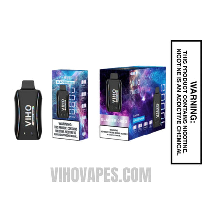 Glacier Oreo VIHO Turbo Vape 10000 Puffs With Bundle Pack