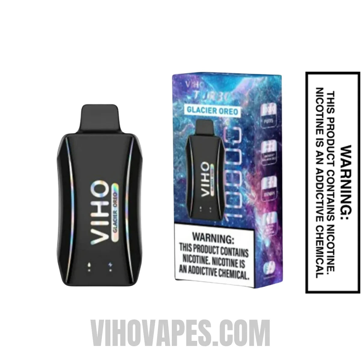 Glacier Oreo VIHO Turbo Vape 10000 Puffs With Package Box