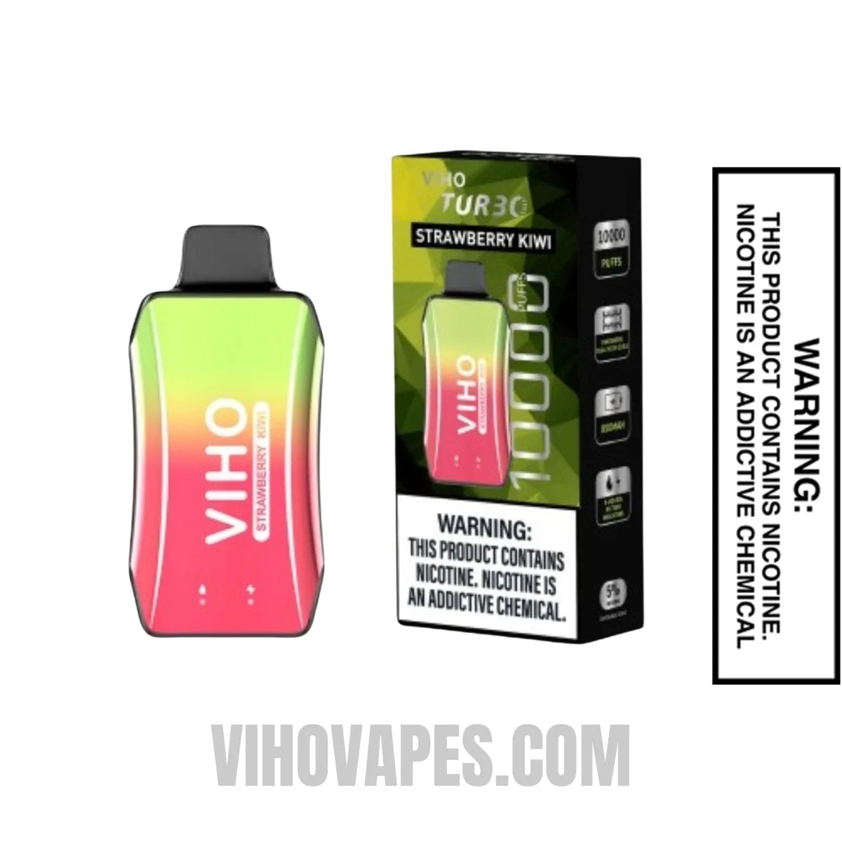 Viho Turbo 10000 Puffs Disposable Vape Strawberry Kiwi Viho Turbo 10000 Vape Viho Turbo 10000 Puffs Disposable Vape Strawberry Kiwi Viho Turbo 10000 Vape