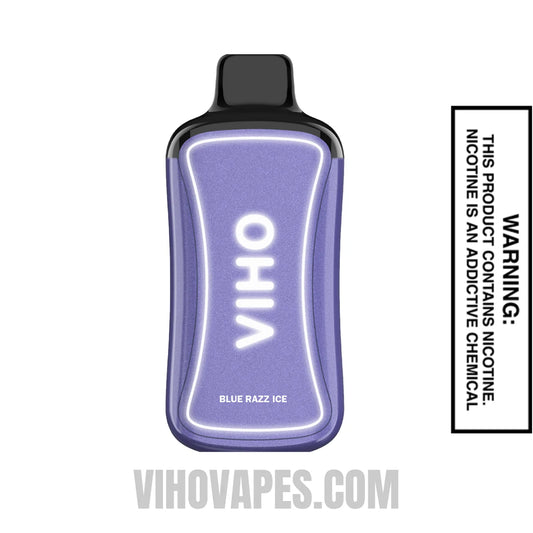 Blue Razz Ice VIHO Supercharge ZERO Nicotine Vape