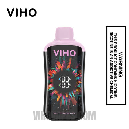 Viho White Peach Razz Supercharge Pro Vape 20000 Puffs