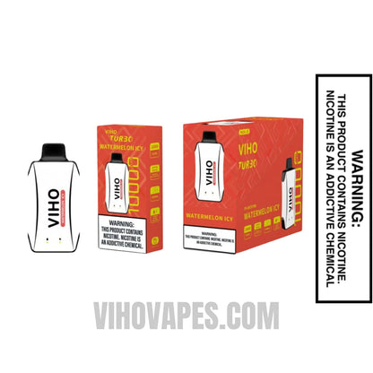 Watermelon Icy VIHO Turbo Vape 10000 Puffs With Bundle Pack