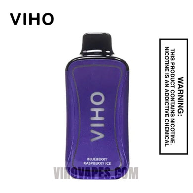 Blueberry Raspberry Ice Viho Supercharge Vape 20000 Puffs 