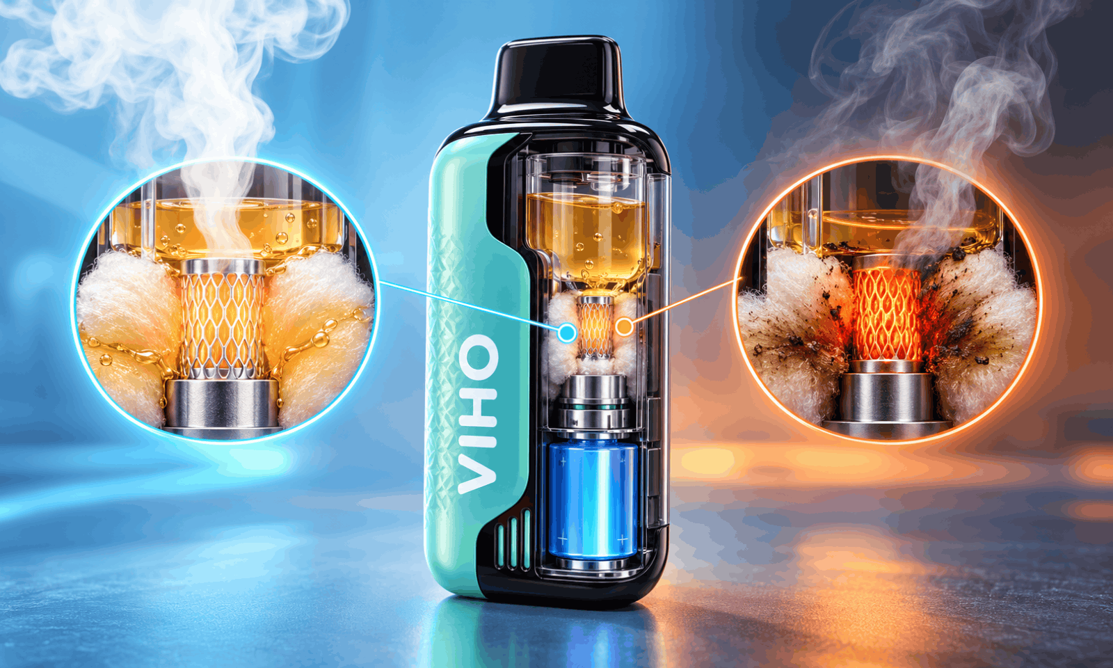 What a Burnt Taste Means Inside Your Viho Vape
